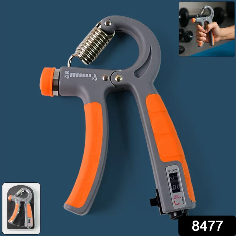 Adjustable Hand Grip Strengthener With Counter (1 Pc)