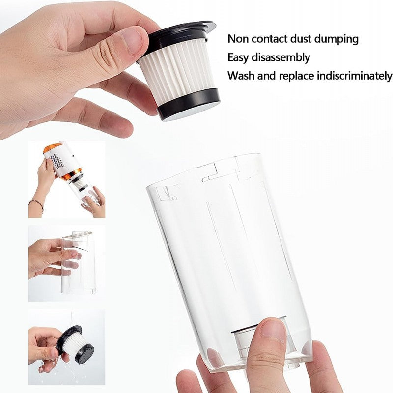 Cordless Stick Vacuum Cleaner | Rechargeable Wireless Vacuum | Powerful Suction for Home & Car Cleaning