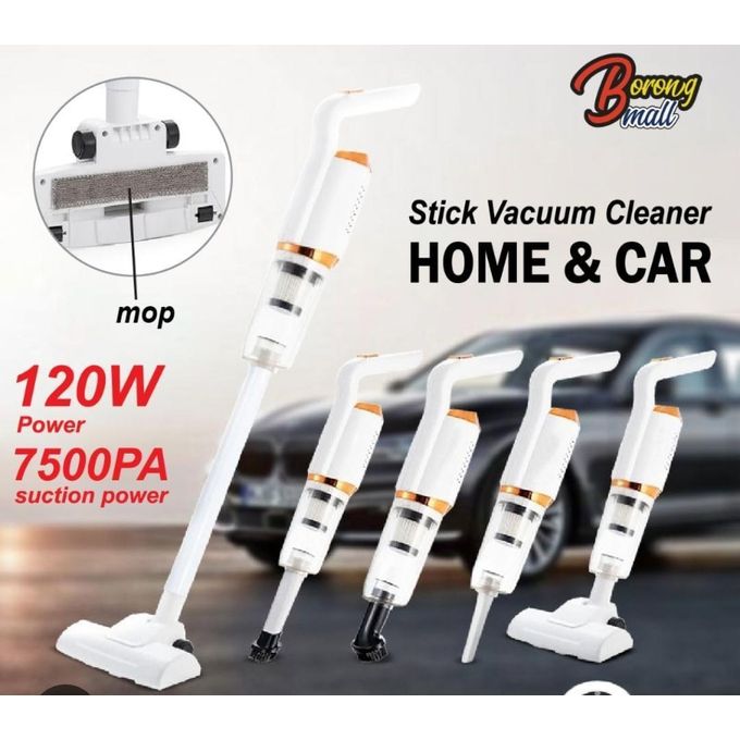 Cordless Stick Vacuum Cleaner | Rechargeable Wireless Vacuum | Powerful Suction for Home & Car Cleaning