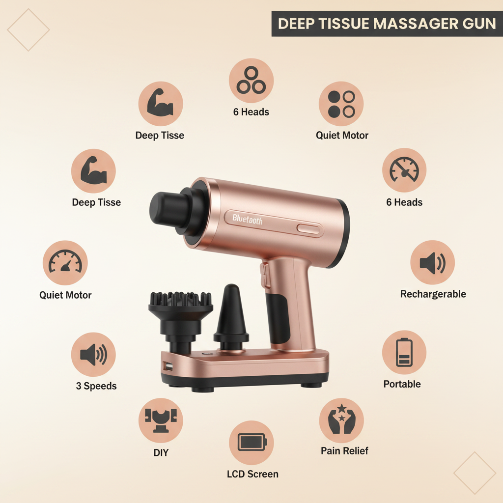 Powerful Deep Tissue Massager Gun