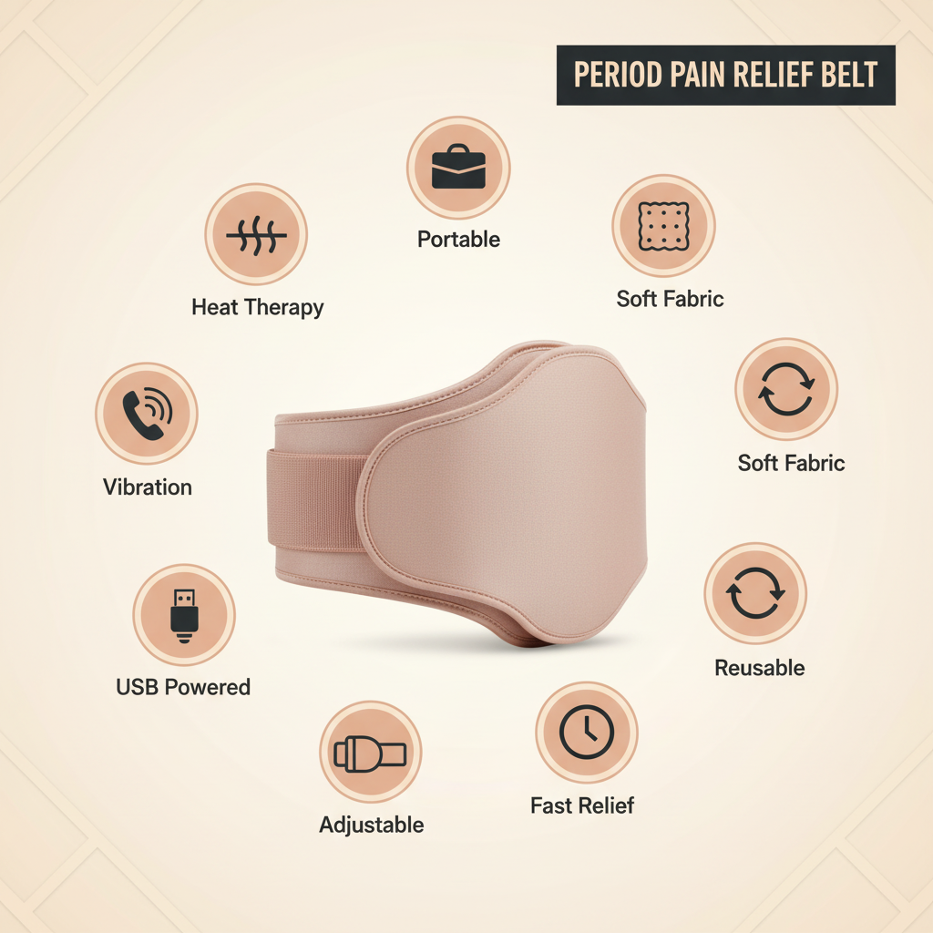 Period Pain Cramp Relief Belt